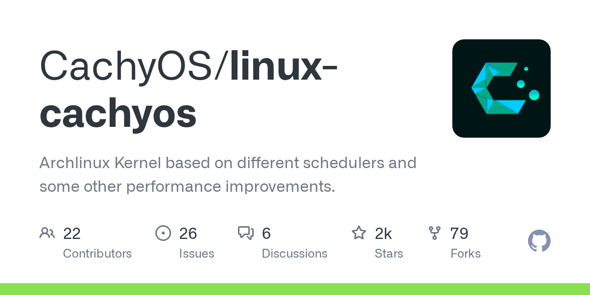 Archlinux Kernel based on different schedulers and some other performance improvements. - CachyOS/linux-cachyos